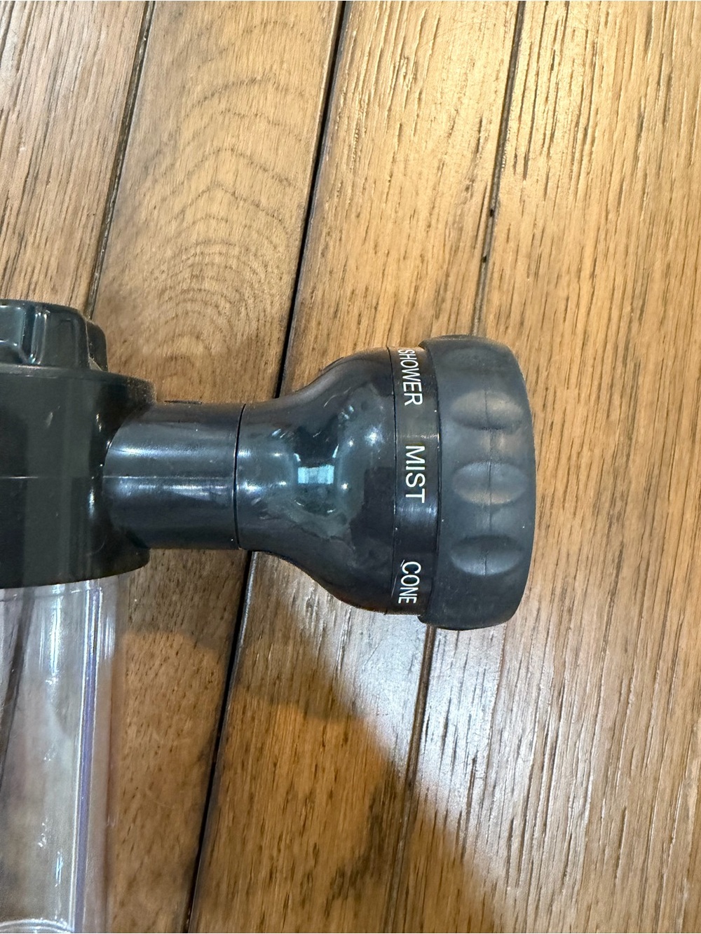 Black Hose Spray Nozzle with Clear Detergent Bottle - for horses - Picture 5 of 6